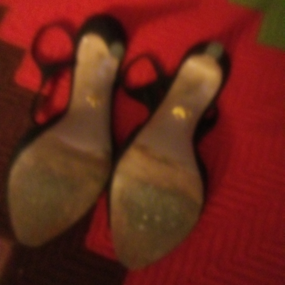 Black suede Prada 5 inch heels. - Picture 6 of 8